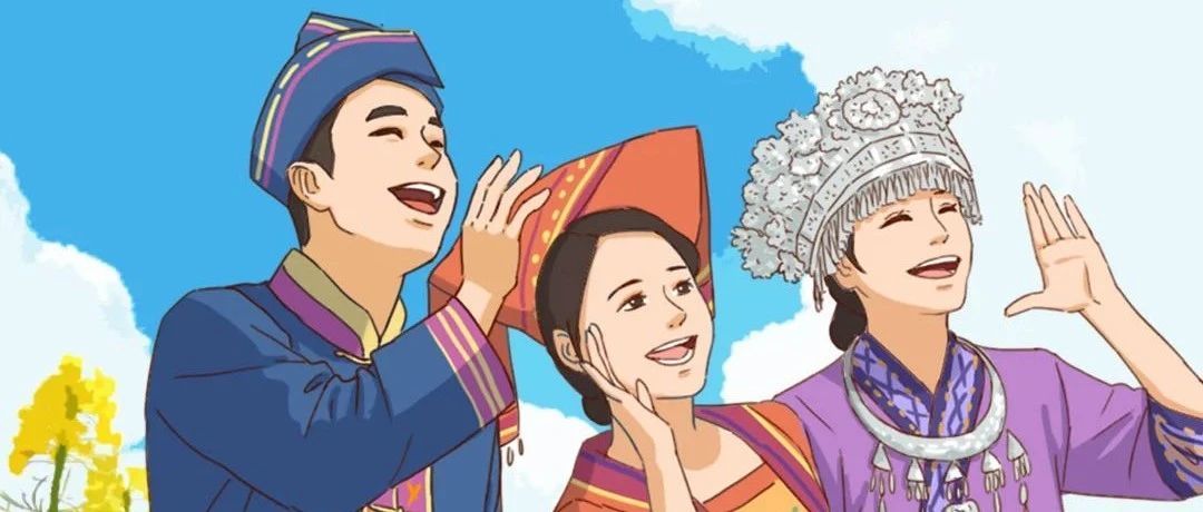 Tiếng hát mạnh mẽ vang vọng tám tỉnh Quảng Tây, trái tim di chuyển vào tháng ba.